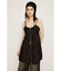SHEER CAMI ZIP ドレス