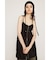 SHEER CAMI ZIP ドレス