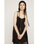 SHEER CAMI ZIP ドレス
