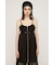 SHEER CAMI ZIP ドレス