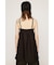 SHEER CAMI ZIP ドレス
