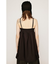 SHEER CAMI ZIP ドレス