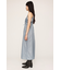 SHEER CAMI ZIP L／ドレス
