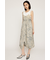 SHEER CAMI ZIP L／ドレス