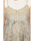 SHEER CAMI ZIP L／ドレス