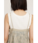 SHEER CAMI ZIP L／ドレス