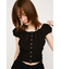 FRONT LACE UP ブラウス