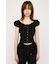 FRONT LACE UP ブラウス