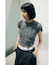 DRAWSTRING GATHER トップス