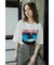 OVERSIZE PHOTO PRINT Tシャツ