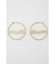 LOGO HOOP ピアス