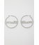 LOGO HOOP ピアス