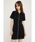 FRONT ZIP BACK OPEN ショートワンピース