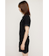 FRONT ZIP BACK OPEN ショートワンピース