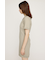 FRONT ZIP BACK OPEN ショートワンピース