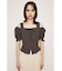 SHOULDER OPEN SQ PUFF トップス