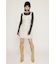 NYLON GATHER CAMI ショートワンピース
