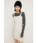 NYLON GATHER CAMI ショートワンピース