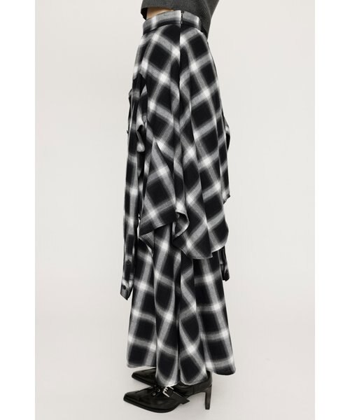 PLAID LAYERED ロングスカート　SLY SLY | PLAID LAYERED ロングスカート (スカート(ロング) ) |SHEL