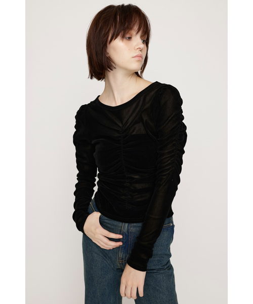 FRONT GATHER PUFF トップス｜スライの通販｜&mall（アンド