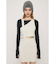 ASYMMETRY LAYER KNIT ショートワンピース