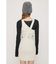 ASYMMETRY LAYER KNIT ショートワンピース
