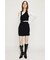 ASYMMETRY LAYER KNIT ショートワンピース
