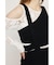 ASYMMETRY LAYER KNIT ショートワンピース