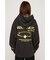 FRONT ZIP PRINT HOODIE