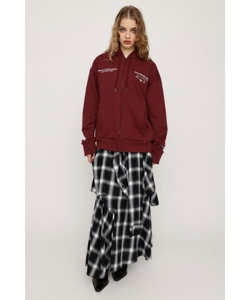 FRONT ZIP PRINT HOODIE｜スライの通販｜&mall（アンドモール）三井