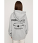 FRONT ZIP PRINT HOODIE