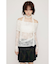 OFF SHOULDER CUT LACE トップス