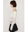 OFF SHOULDER CUT LACE トップス