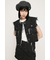 GRAIN TWEED VEST-BE