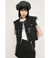 GRAIN TWEED VEST-BE