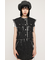 GRAIN TWEED VEST-BE