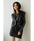 GRAIN TWEED VEST-BE