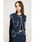 GRAIN TWEED VEST-BE