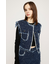GRAIN TWEED VEST-BE
