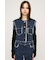 GRAIN TWEED VEST-BE