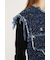 GRAIN TWEED VEST-BE