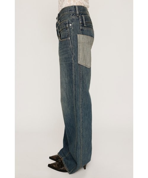 DOUBLE BELT WIDE FLARE PT-C｜スライの通販｜&mall（アンド