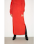 【THROW】SIDE SLIT MG ロングスカート