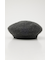 PLATE NAME WOOL ベレー
