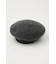 PLATE NAME WOOL ベレー