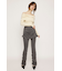 WRAP SK LAYERED FLARE パンツ