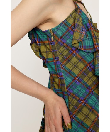 即完売品 SLY CHECK COMBI キャミソール ひろき M/BLK