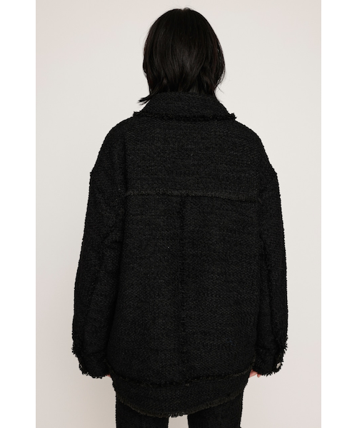 CUT OFF TWEED OVER ブルゾン｜スライの通販｜&mall（アンド