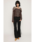 IRREGULAR WAIST FLARE パンツ