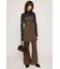 IRREGULAR WAIST FLARE パンツ